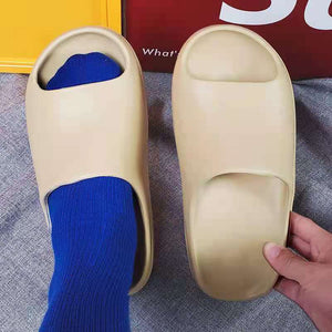 Khaki Fashion Slippers For Women Solid Color Casual Home Slipper
