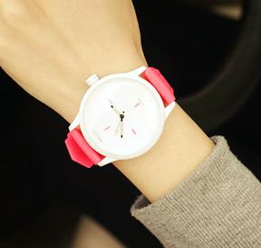 Soft Silicone Strap Jelly Quartz Watch