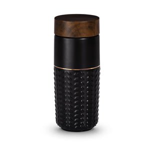 One-O-One / Flying to the clouds Gold Ceramic Tumbler-0