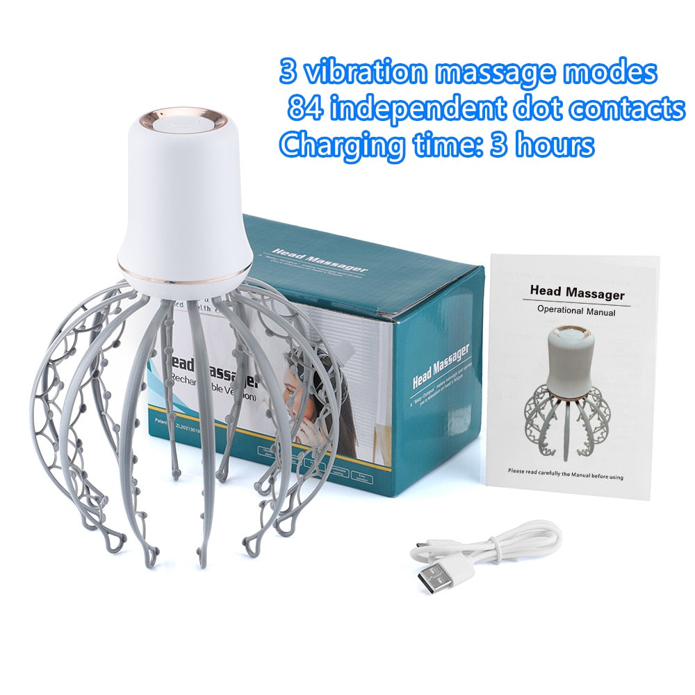 Electric Hair Stimulation Head Massager