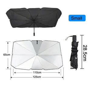 Foldable Car Windshield Sunshade Umbrella Auto Front Window Sun Shade Covers Heat Insulation UV Protection Parasol Accessories