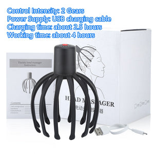 Electric Hair Stimulation Head Massager