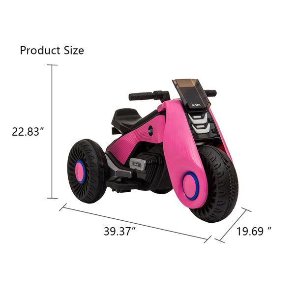 Children&#39;s Electric Motorcycle 3 Wheels Double Drive