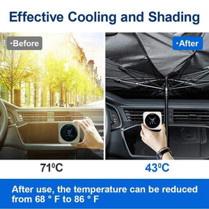 Foldable Car Windshield Sunshade Umbrella Auto Front Window Sun Shade Covers Heat Insulation UV Protection Parasol Accessories