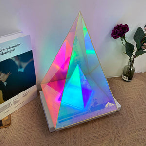Infinity Pyramid Table Lamp-3